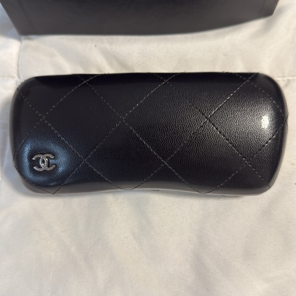 Authentic Chanel Frames . Beige with velvet like  logo arms. CHANEL  3262 c1444 - Picture 5 of 5